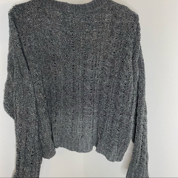 American Eagle grey crew neck sweater - Picture 2 of 8